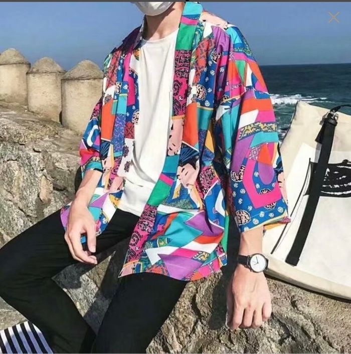 Yukata Kimono Japonais imprimé - photo numéro 5