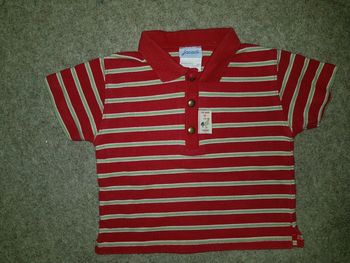 Polo jacadi garçon 12 mois à rayures