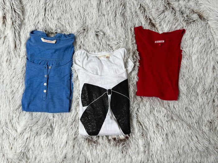 Lot t-shirts taille S/36 et XS/34