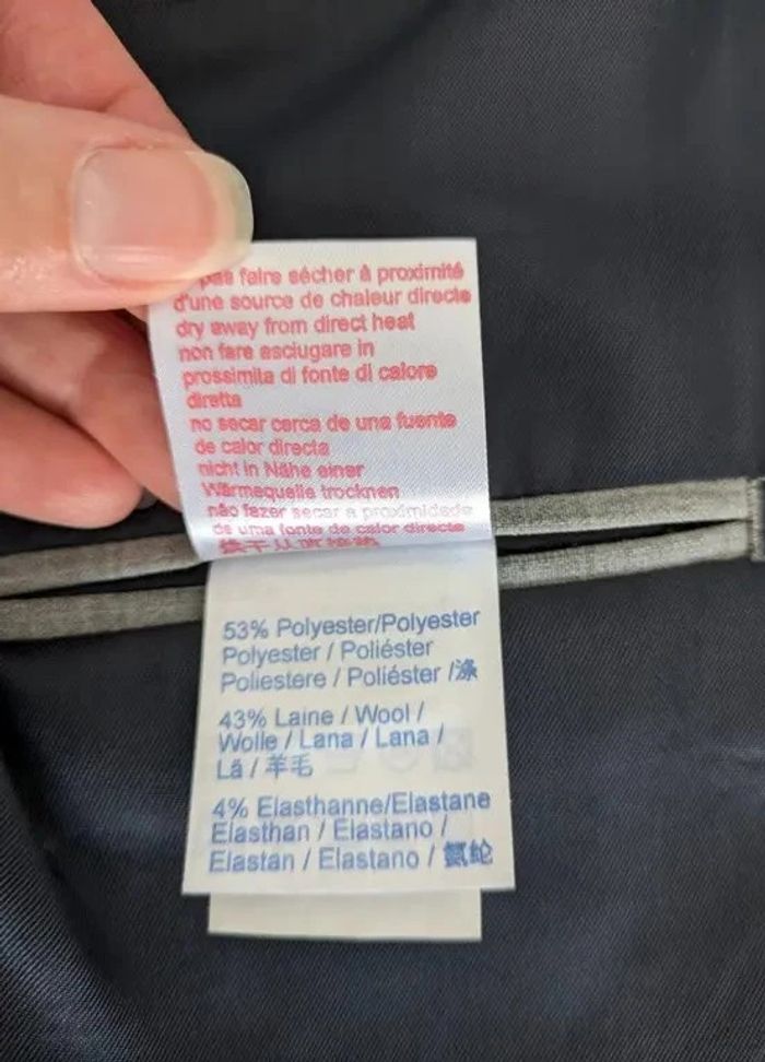 Veste grise - Serge Blanco - taille 54 - photo numéro 6