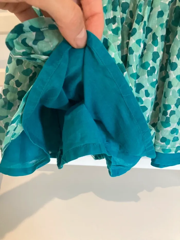 5 ans - Ensemble 2 pièces jupe à volant et boléro blanc - photo numéro 5