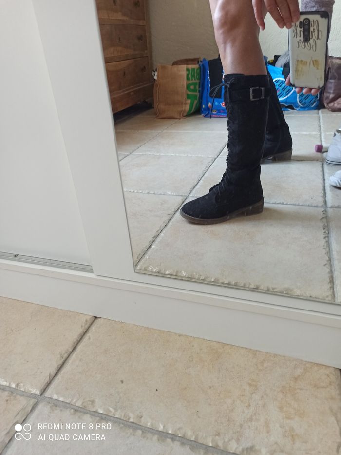 Bottes effet daim - photo numéro 2