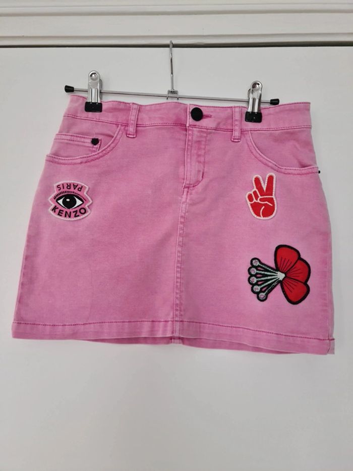 Jupe en jean rose 12 ans Kenzo - photo numéro 2