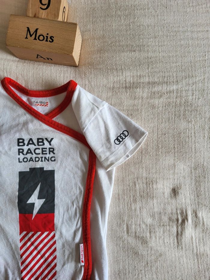 Joli bodie Audi bebe garçon ouverture devant - photo numéro 3