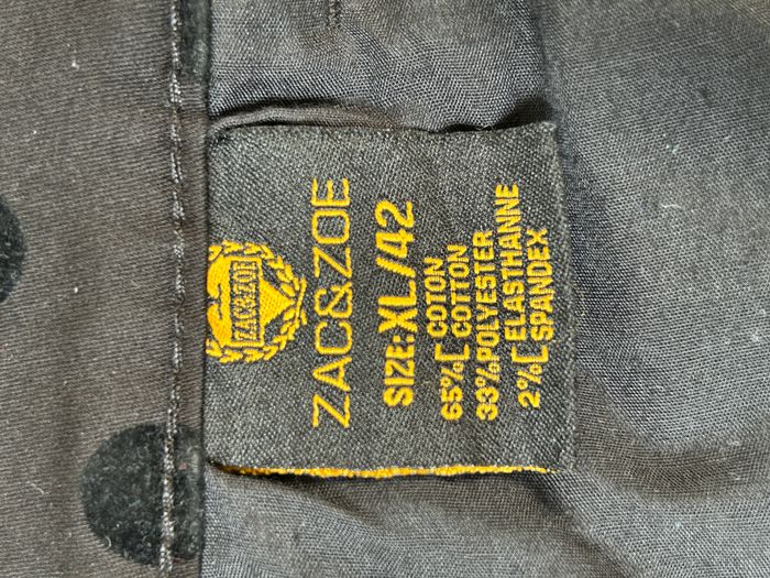 Pantalon noir à pois noirs Zac & Zoe - Taille XL - photo numéro 6