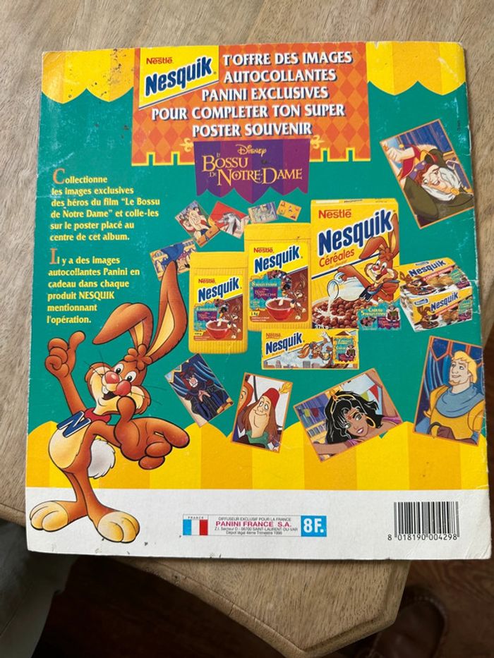 Panini - Album complet stickers autocollants Walt Disney Le Bossu de Notre Dame - photo numéro 2