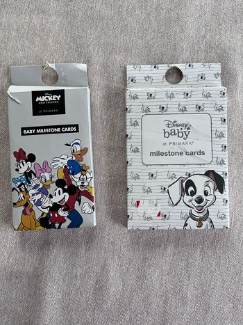 Cartes étapes première année disney