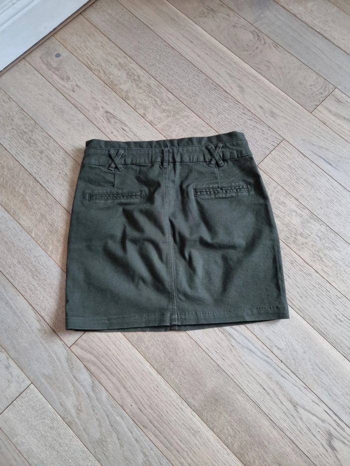 Jupe mini kaki 34 camaïeu - photo numéro 5