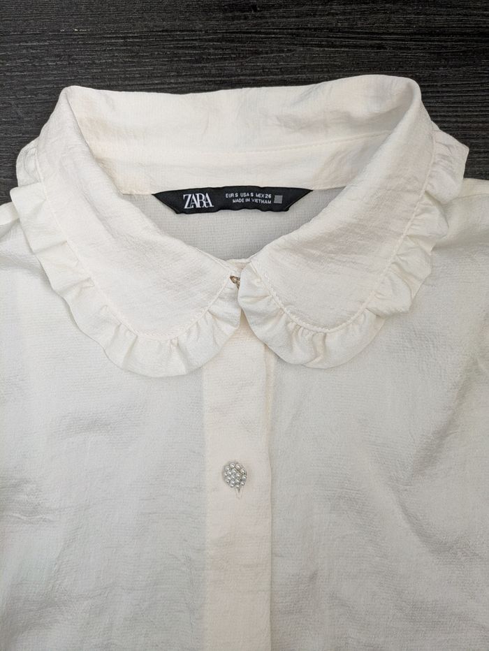 Chemisier satin zara - photo numéro 3