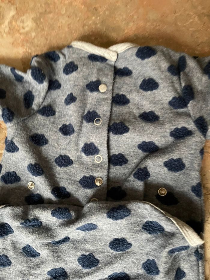 Pyjamas mixte petit nuage 12mois 74cm - photo numéro 6