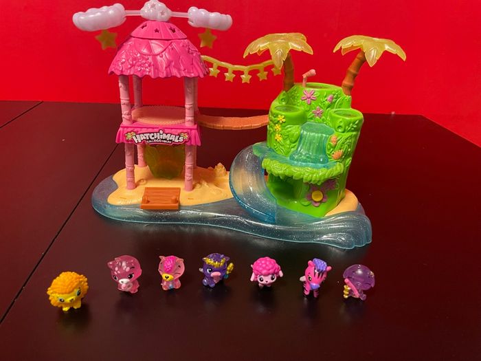 Hatchimals CollEGGtibles – Playset Tropical Party – Rose - photo numéro 1