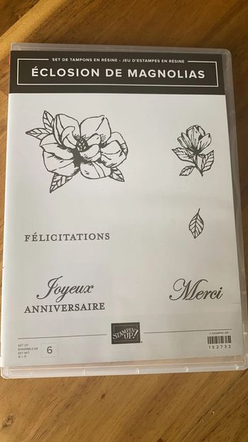 Tampons éclosion de magnolias stampin up