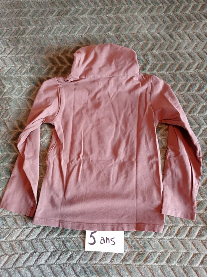 T-shirt col roulé TAO 5 ans - photo numéro 2
