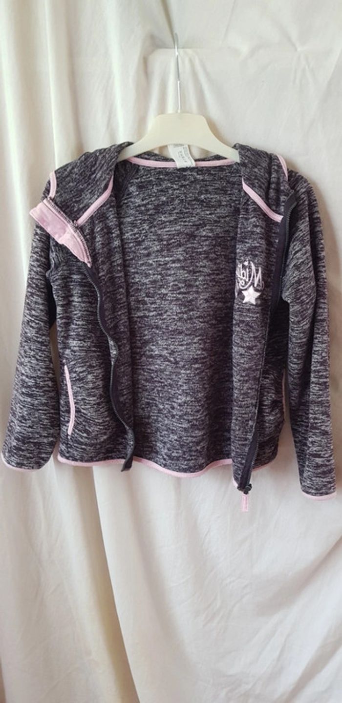 Gilet zippé fille 10 ans