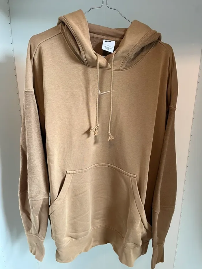 Sweat à capuche Nike beige sable Taille L