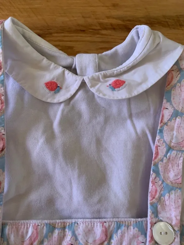 Ensemble bloomer réversible avec body jacadi taille 6 mois - photo numéro 3