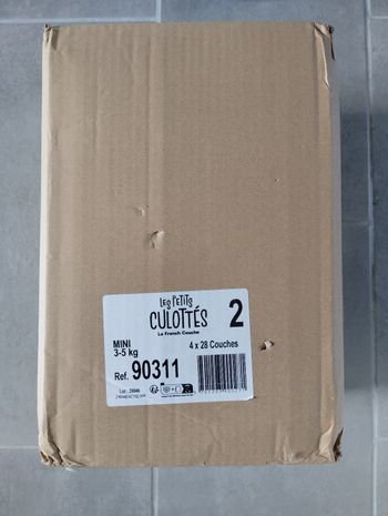 Couches les petits culottés taille 2