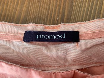 Pantalon en toile Promod T40 corail