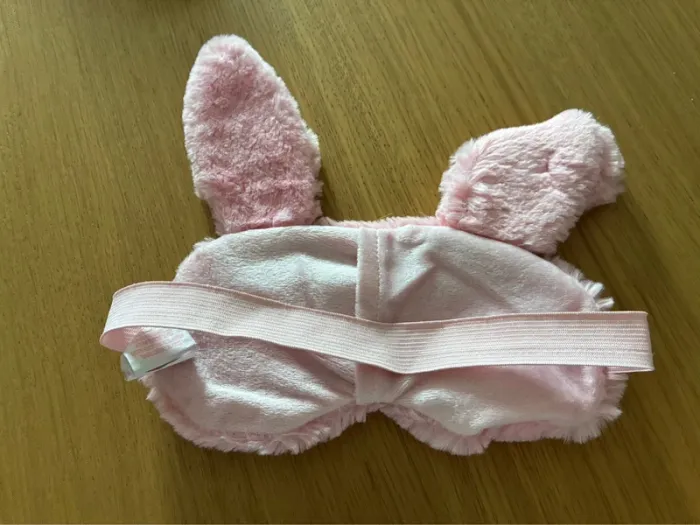 Masque pour les yeux lapin rose - photo numéro 2