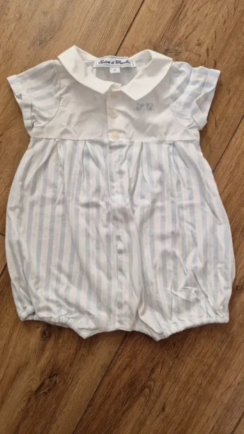 Barboteuse Tartine et chocolat - 1 an