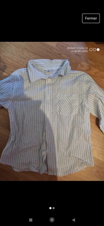 Chemise 5 ans