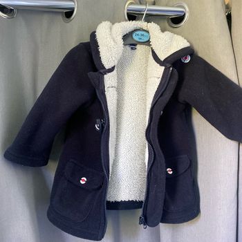 Manteau hiver bleu marine terre de marins