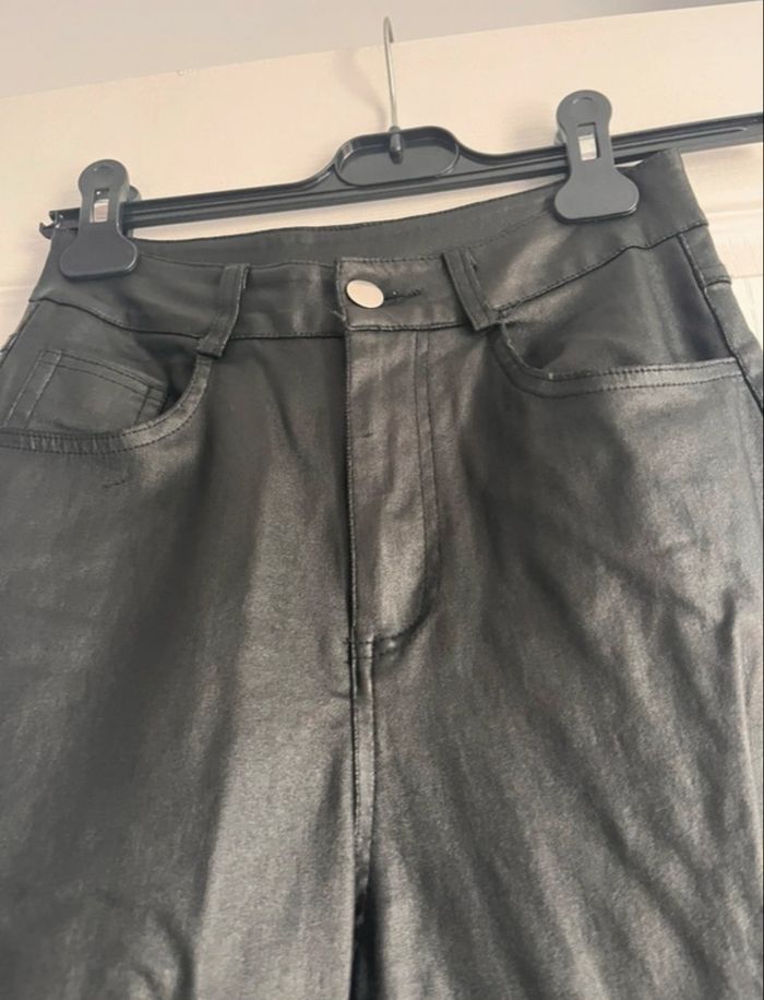 Jean effet silmili cuire - photo numéro 2