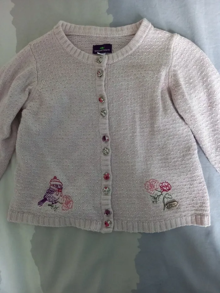 Gilet chaud rose 18 mois - photo numéro 2