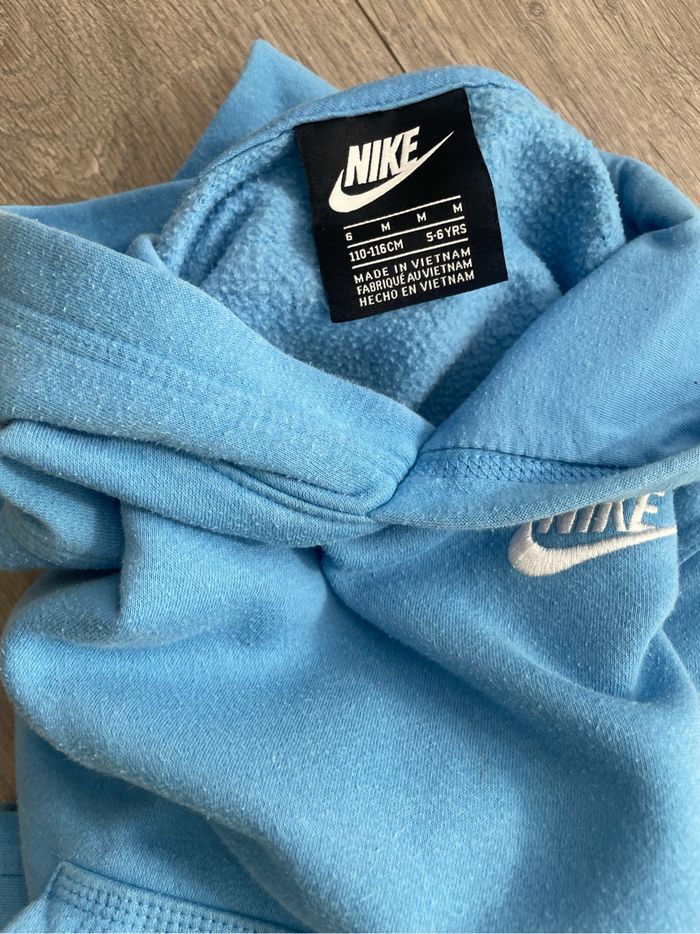 Sweat à capuche bleu Nike 5 ans / 110/116 cm - photo numéro 5