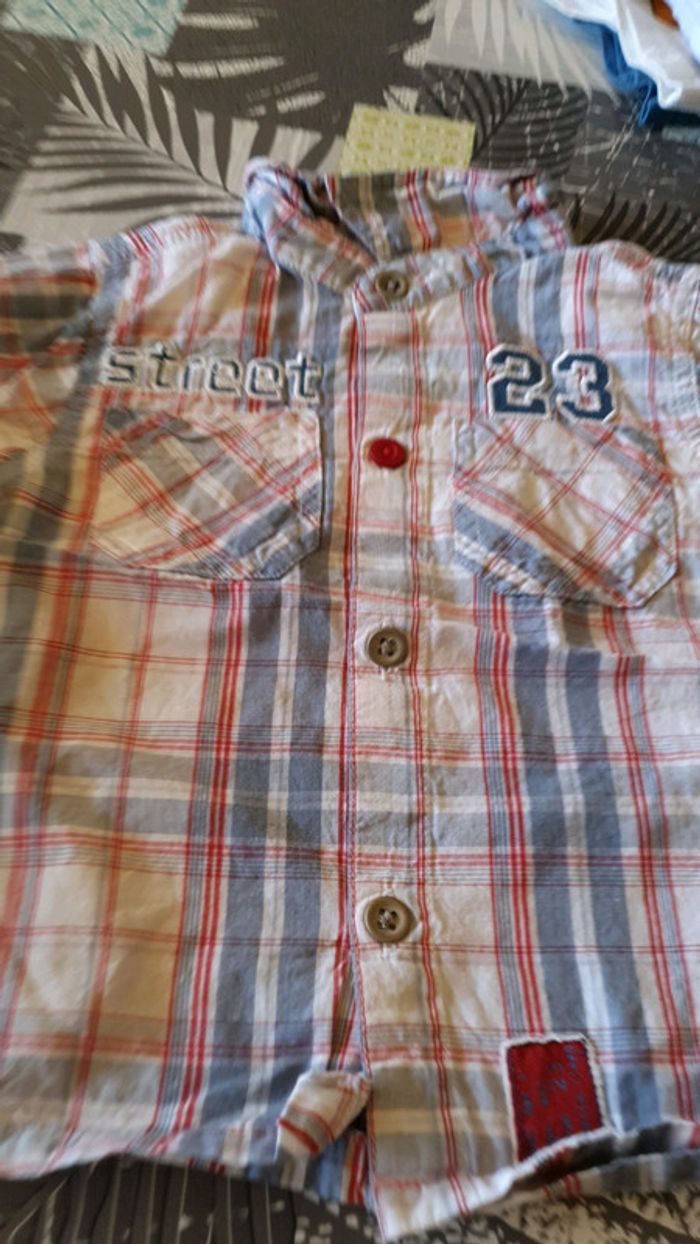 Chemise manches courtes