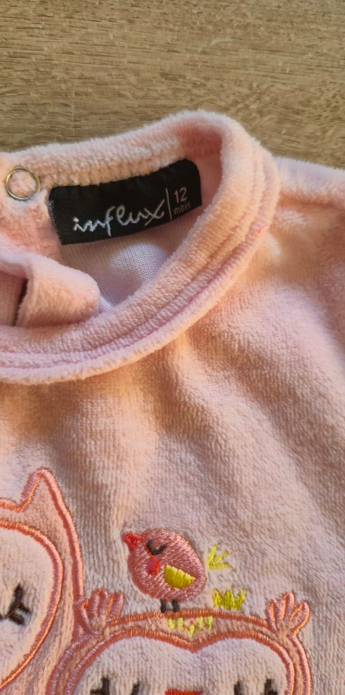 Pyjama velours 12 mois 🌸 - photo numéro 5
