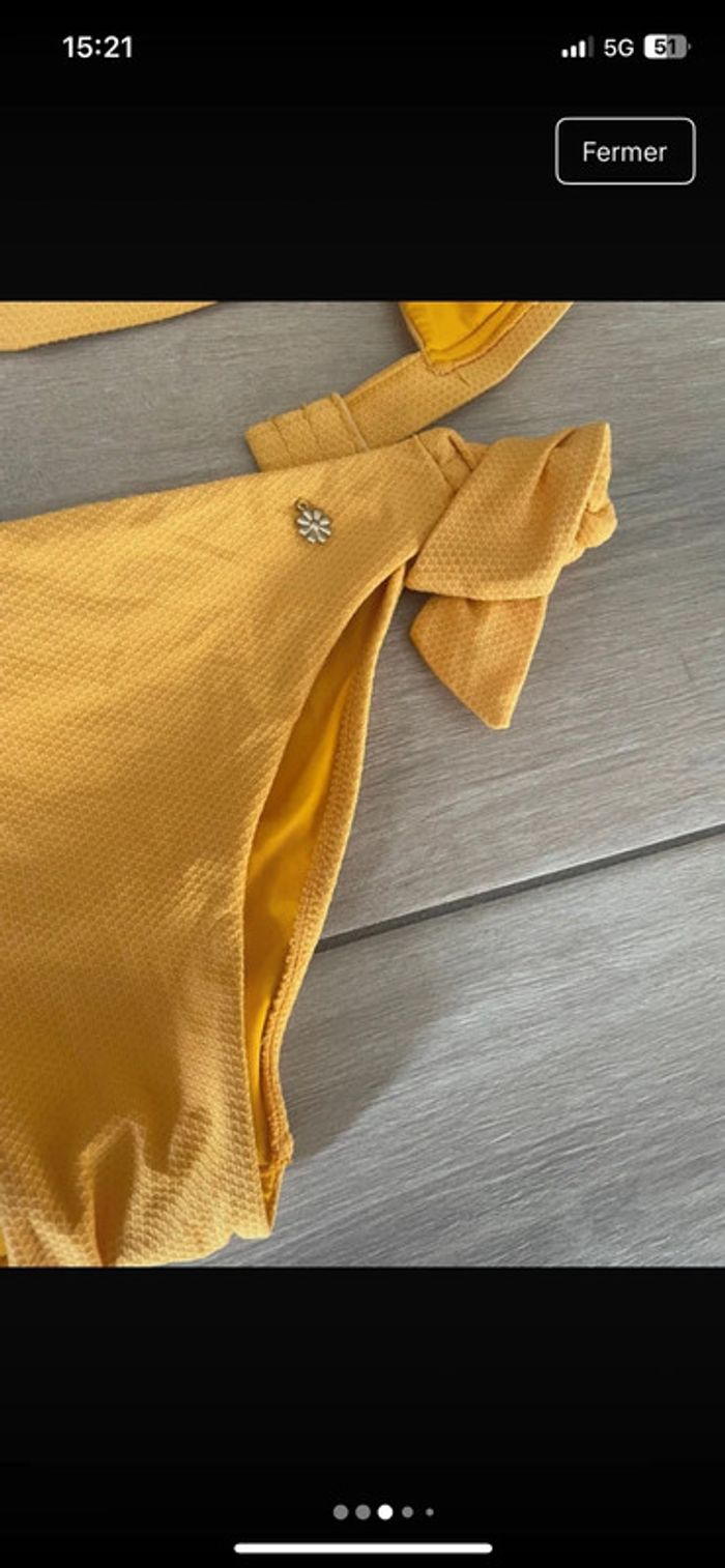 Maillot de bain jaune moutarde women’secret - photo numéro 3