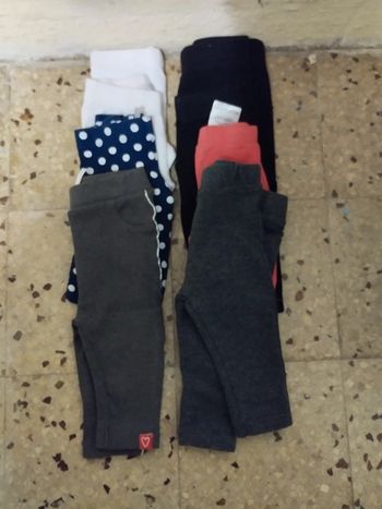 Lot de 8 leggings 6mois