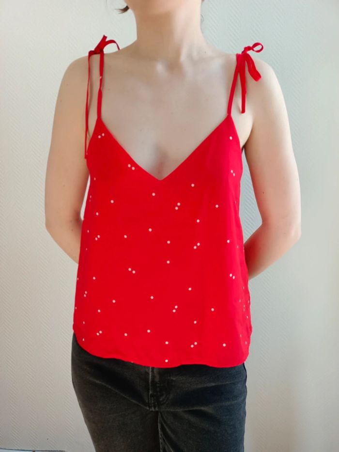 Top débardeur rouge Pimkie - photo numéro 2