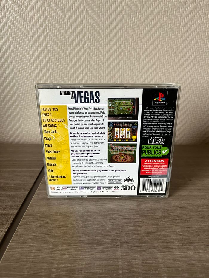Midnight in Vegas Ps1 - photo numéro 2
