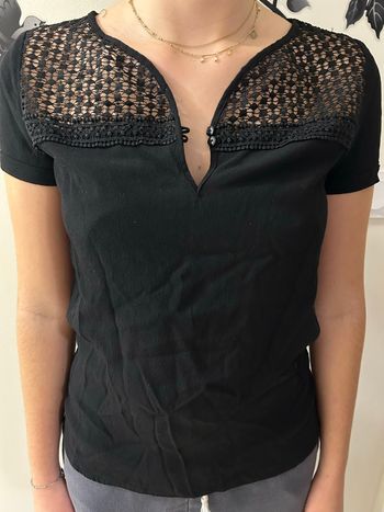 Teeshirt dentelles