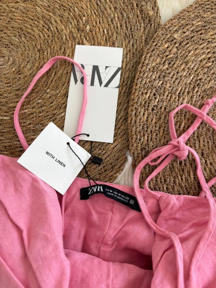 Top Zara rose taille M - photo numéro 3