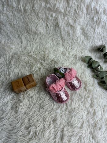 Paire de chaussures rose à paillettes valen Sina taille 21