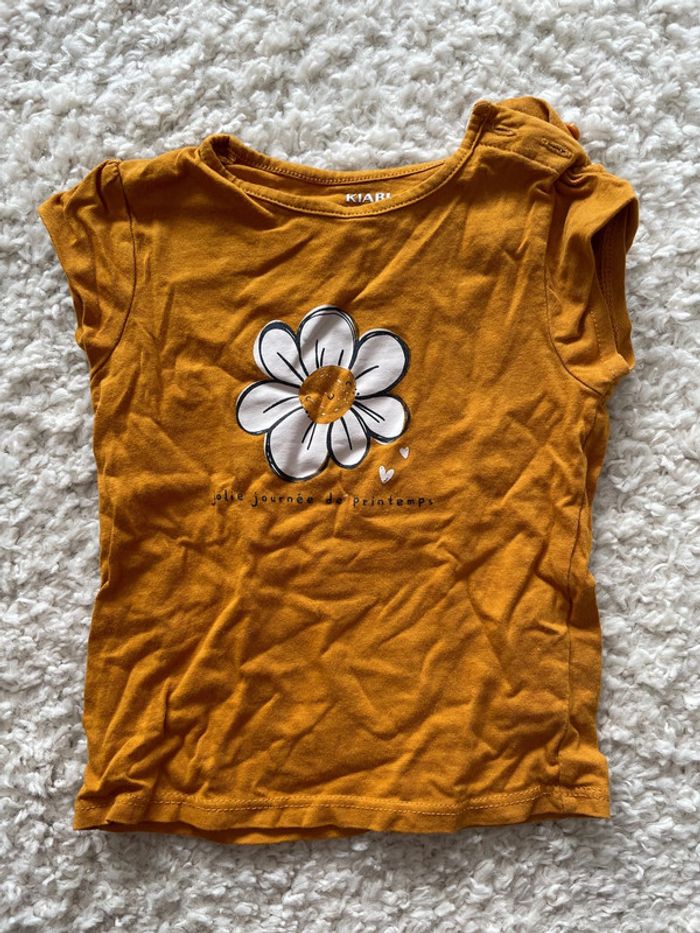 Lot de 4 t-shirts fille 18 mois - photo numéro 5