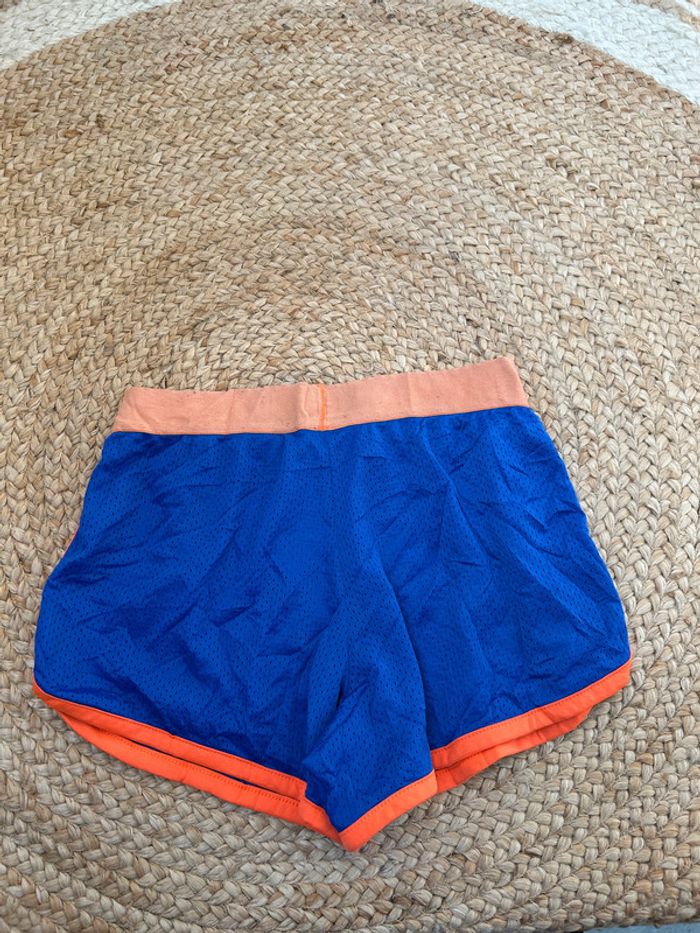 Short Danskin Fille Bleu/Orange Taille 10 Ans | Très Bon État | SNVintagefr | BS1771 - photo numéro 2