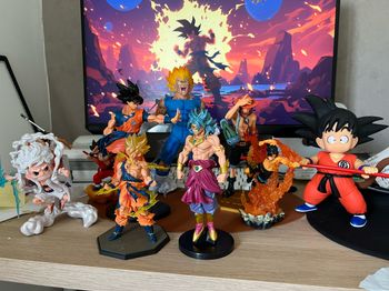 Figurines dragon ball et one piece