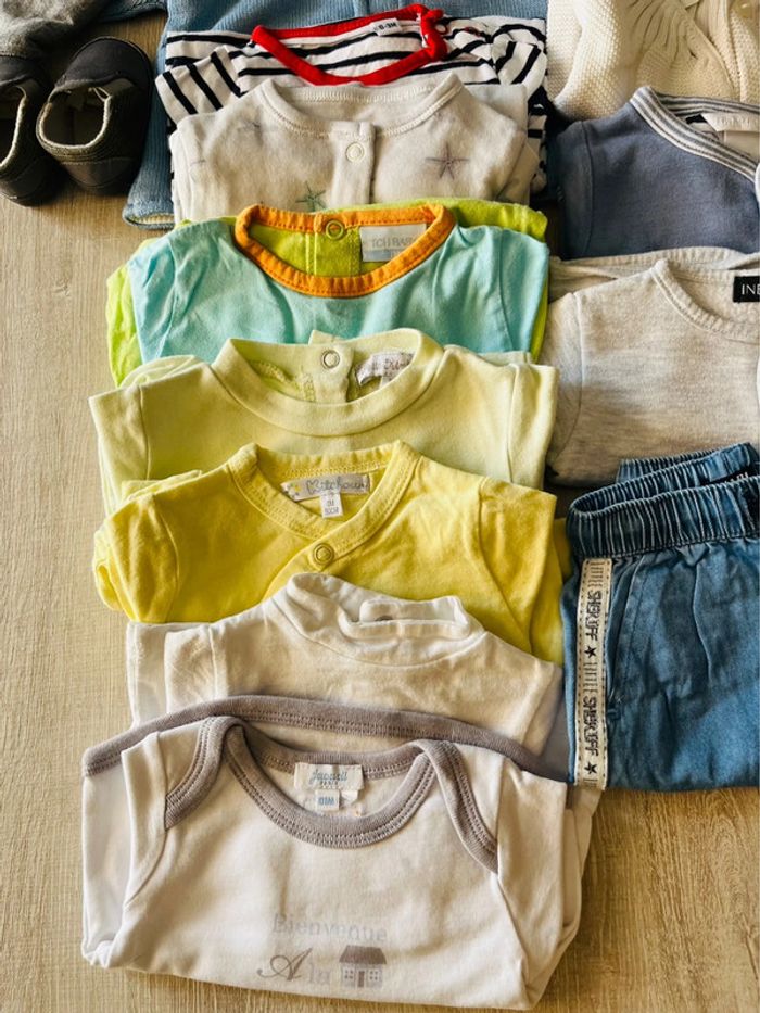 Lot de vêtements bébé garçon automne hiver multiples marques - photo numéro 5
