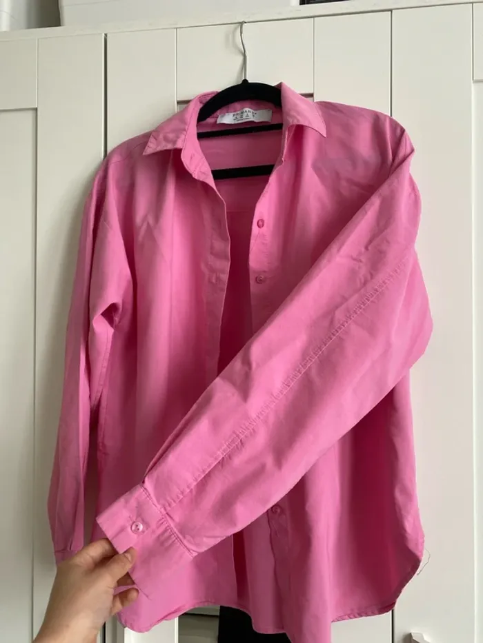 Chemise rose bonbon - photo numéro 3