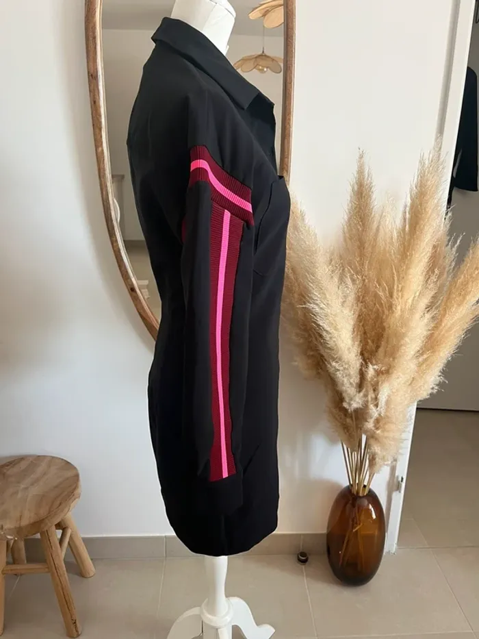Robe noire façon chemise Impérial - photo numéro 5