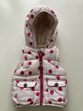 Doudoune sans manches Zara taille 6/9 mois