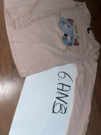 T-shirt rose ML chat