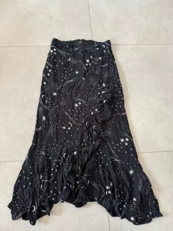 Longue jupe noire nobody child's, très bon état 34x90cm