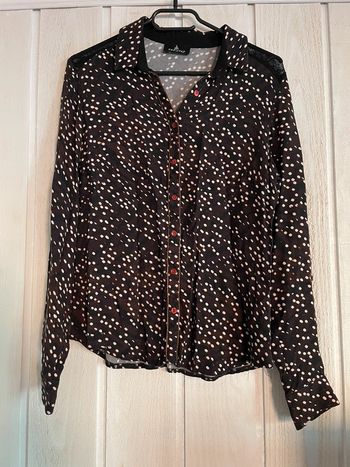 Chemise marine à pois - One Step - 36