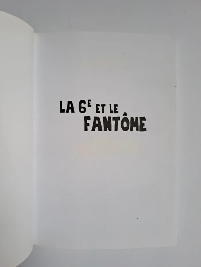 La 6e et le fantôme / Livre lili chantilly/ La 6e et le fantôme tome 6 Lili Chantilly - photo numéro 3