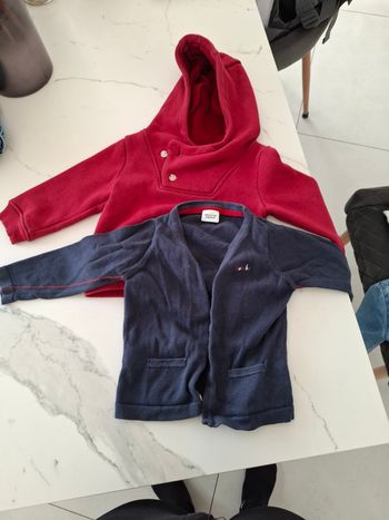 Sweat et gilet